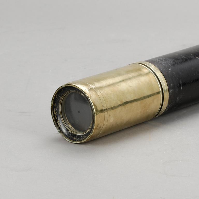 TUBKIKARE, mässing, Spencer Browning & Co, England, "Day & Night", omkring sekelskiftet 1800/1900.