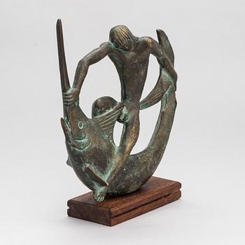 Edwin Scharff, a bronze sculpture, signed, marked 166/600.