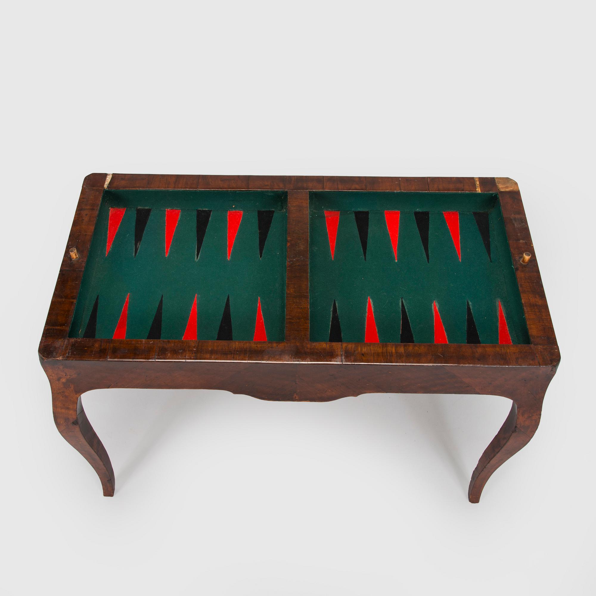 Spelbord, 1700-talets senare hälft. Rokoko.