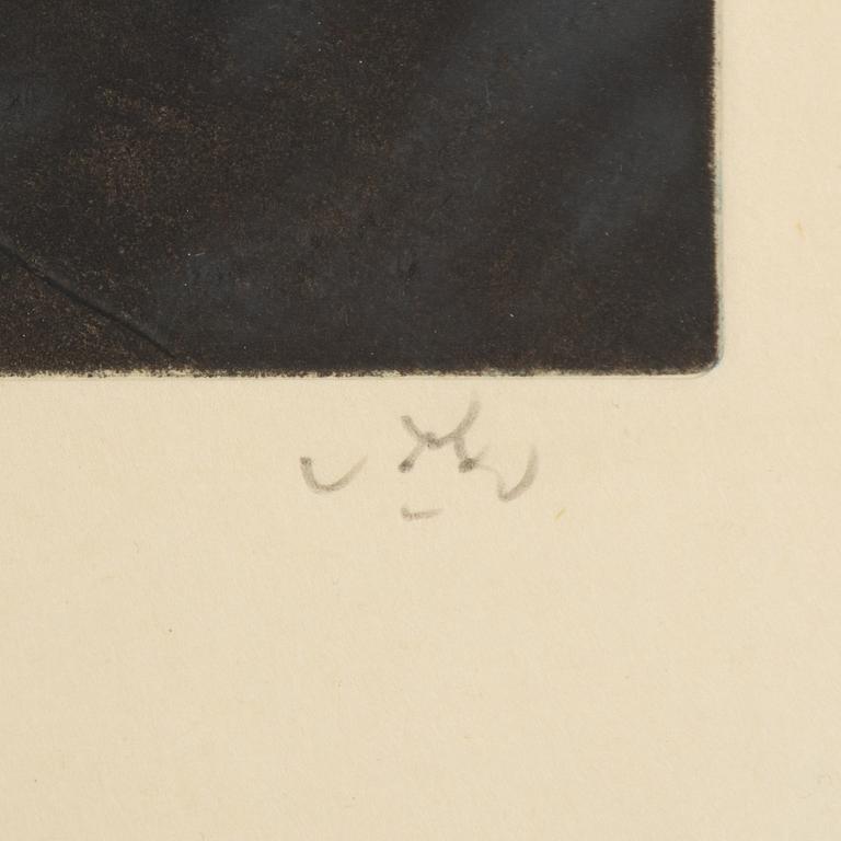 Roberto Matta, utan titel, ur "L'Arc, obscure des heures".