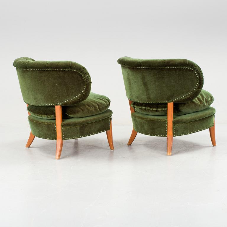 Otto Schulz, OTTO SCHULTZ, fåtöljer, ett par, Jio-möbler, Jönköping.