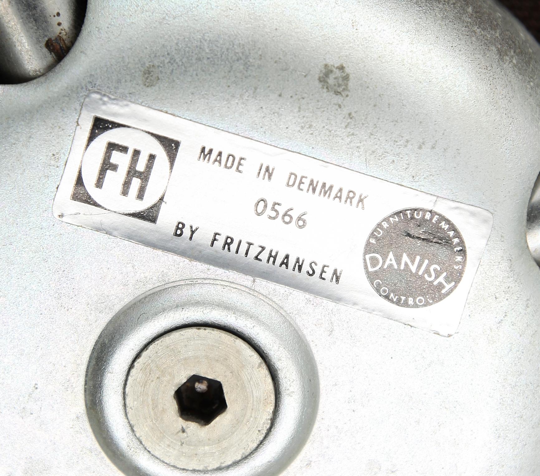 KARMSTOLAR, 4 st, "Sjuan", Arne Jacobsen, Fritz Hansen.