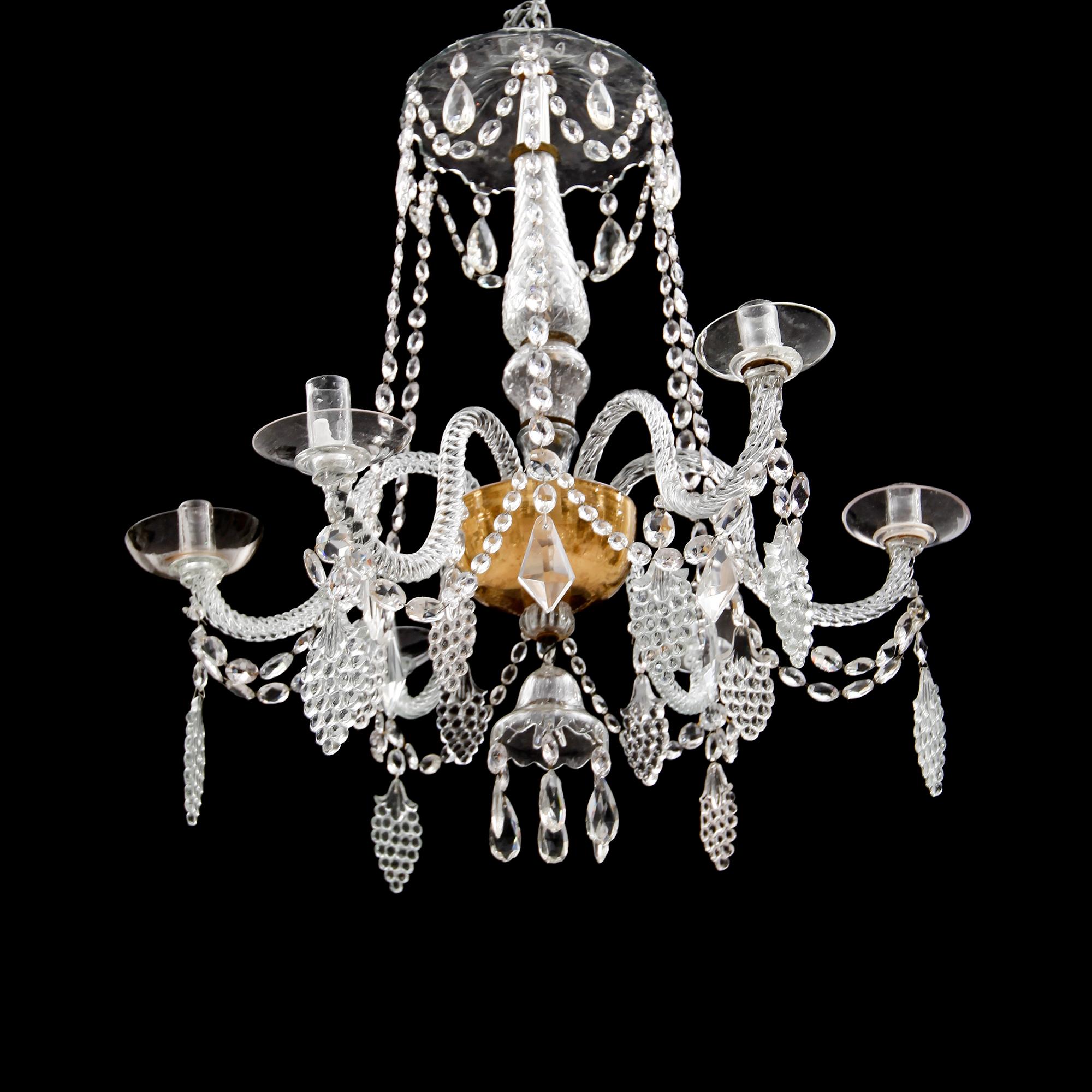 LJUSKRONA, Irland, delvis 1700-tal. Höjd 90 cm.