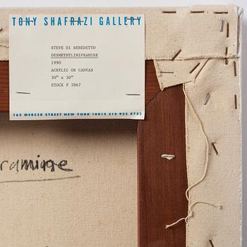 Steve di Benedetto, akryl på duk, signerad och daterad 1990 a tergo.