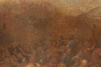 After Raphael. The Battle of the Milvian Bridge.