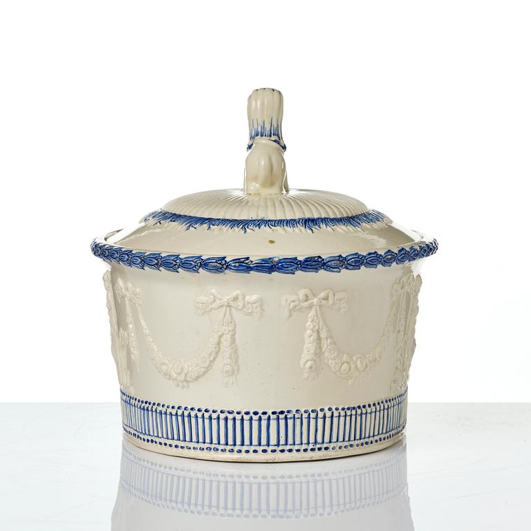 Pastejform, flintgods, Empire, Rörstrand, 1800-talets början.