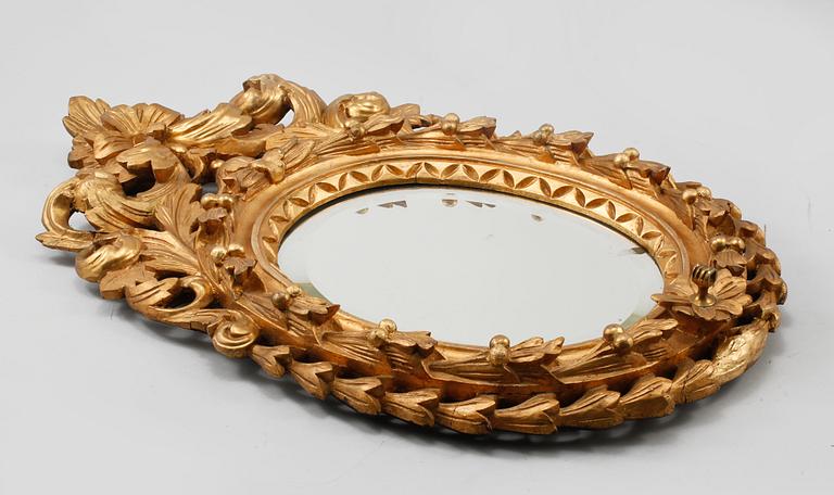 SPEGELLAMPETTER, ett par, barockstil, 1800-tal.