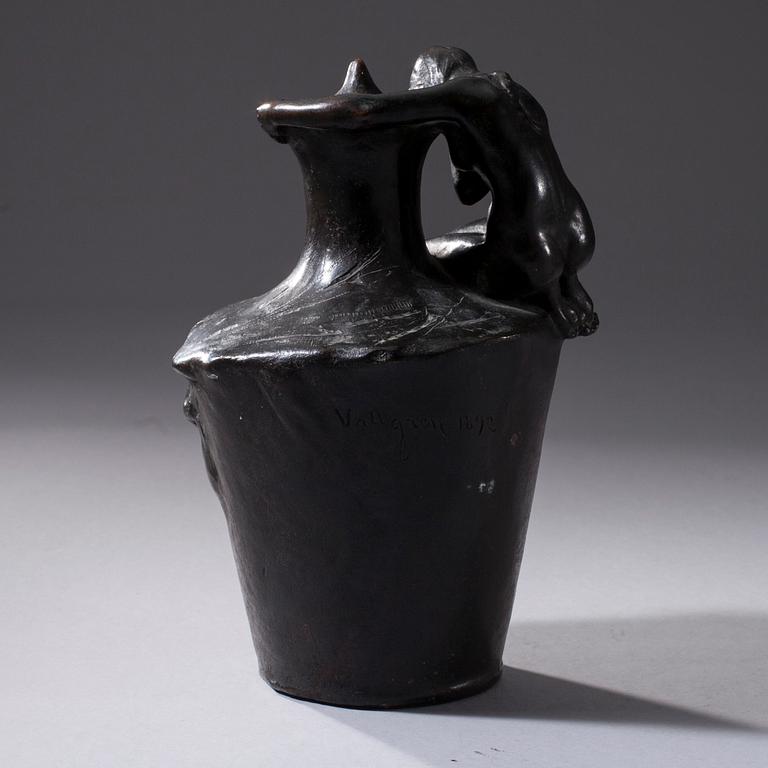 VILLE VALLGREN, skulptur, brons, signerad och daterad 1982.