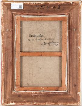 LUCIEN NEUQUELMAN, olja på duk, signerad. Dat á tergo 1965.