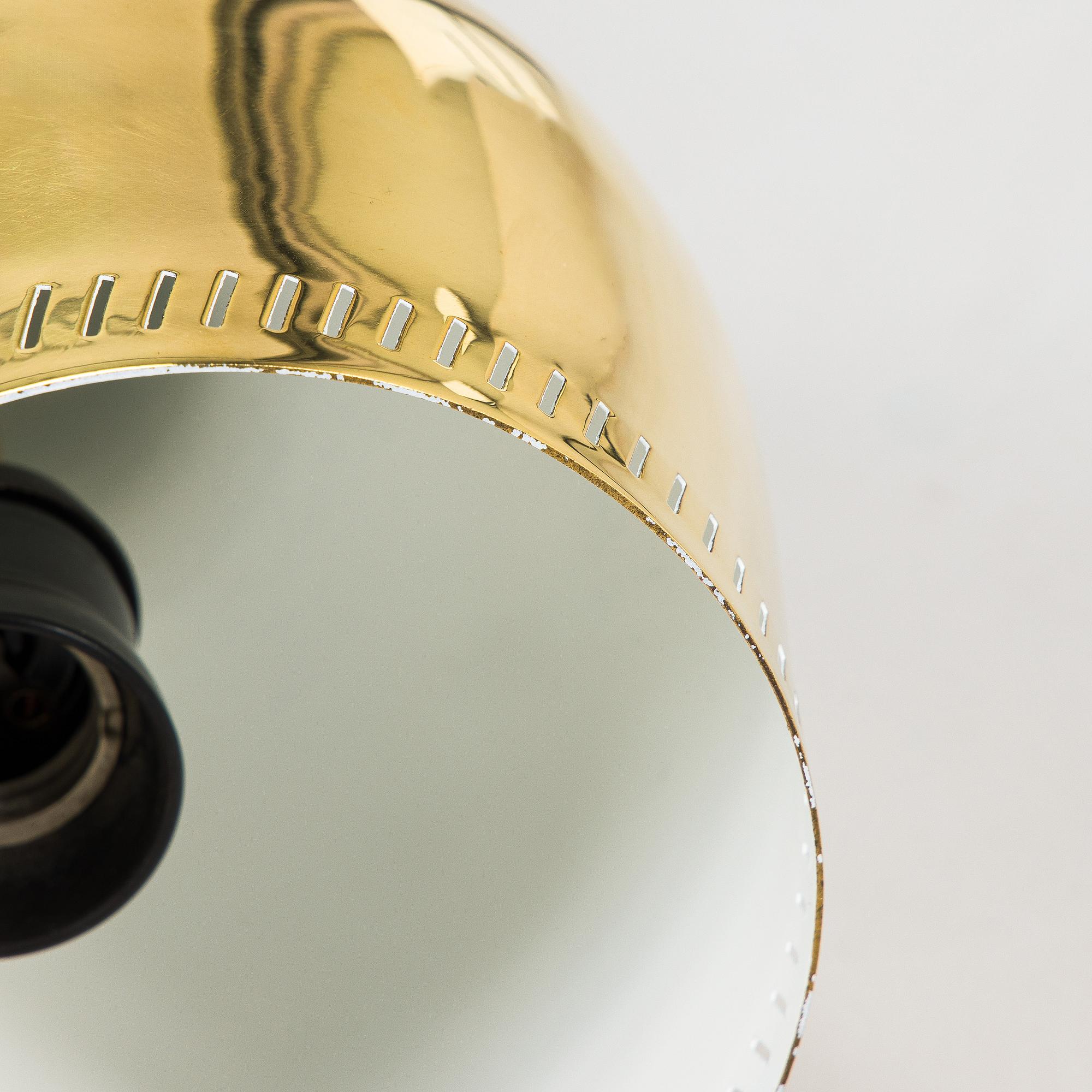 Paavo Tynell, a pair of mid 20th century ceiling lights, model 1699, for Taito / Idman.