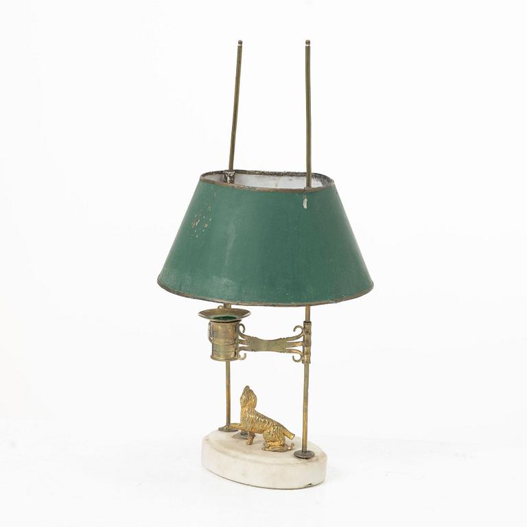 Reading candle holder, late Gustavian, circa 1800.