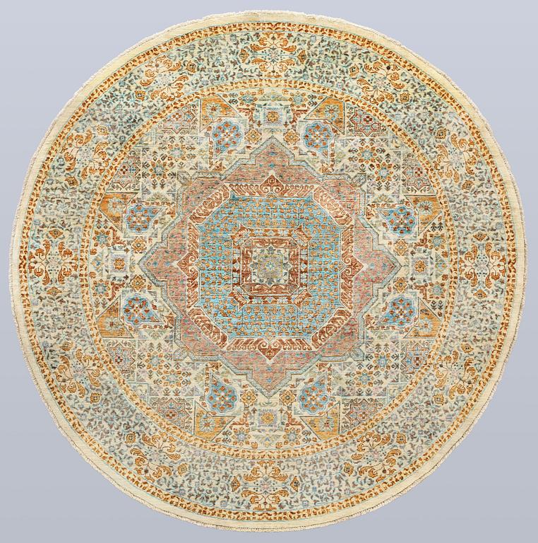 Matta, Ziegler design, diameter ca 241 cm.