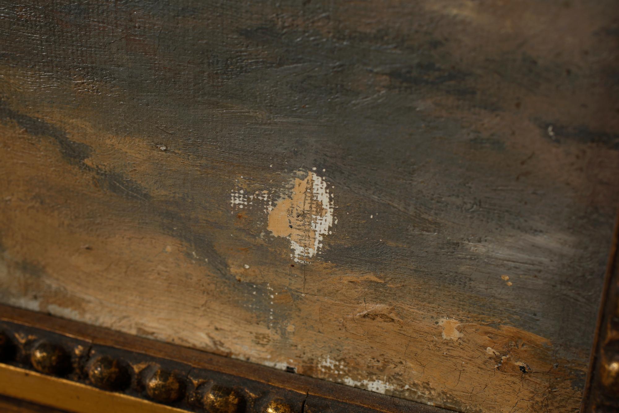 UNKNOWN ARTIST, oil on canvas, signed Haudy?, around year 1900.