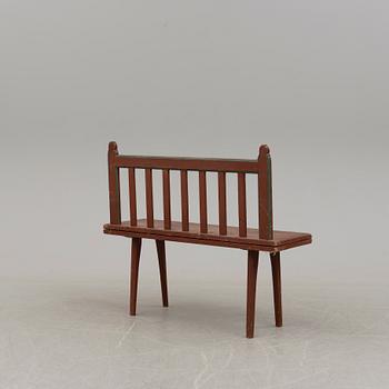 A chair / table, folk art, 19th century.