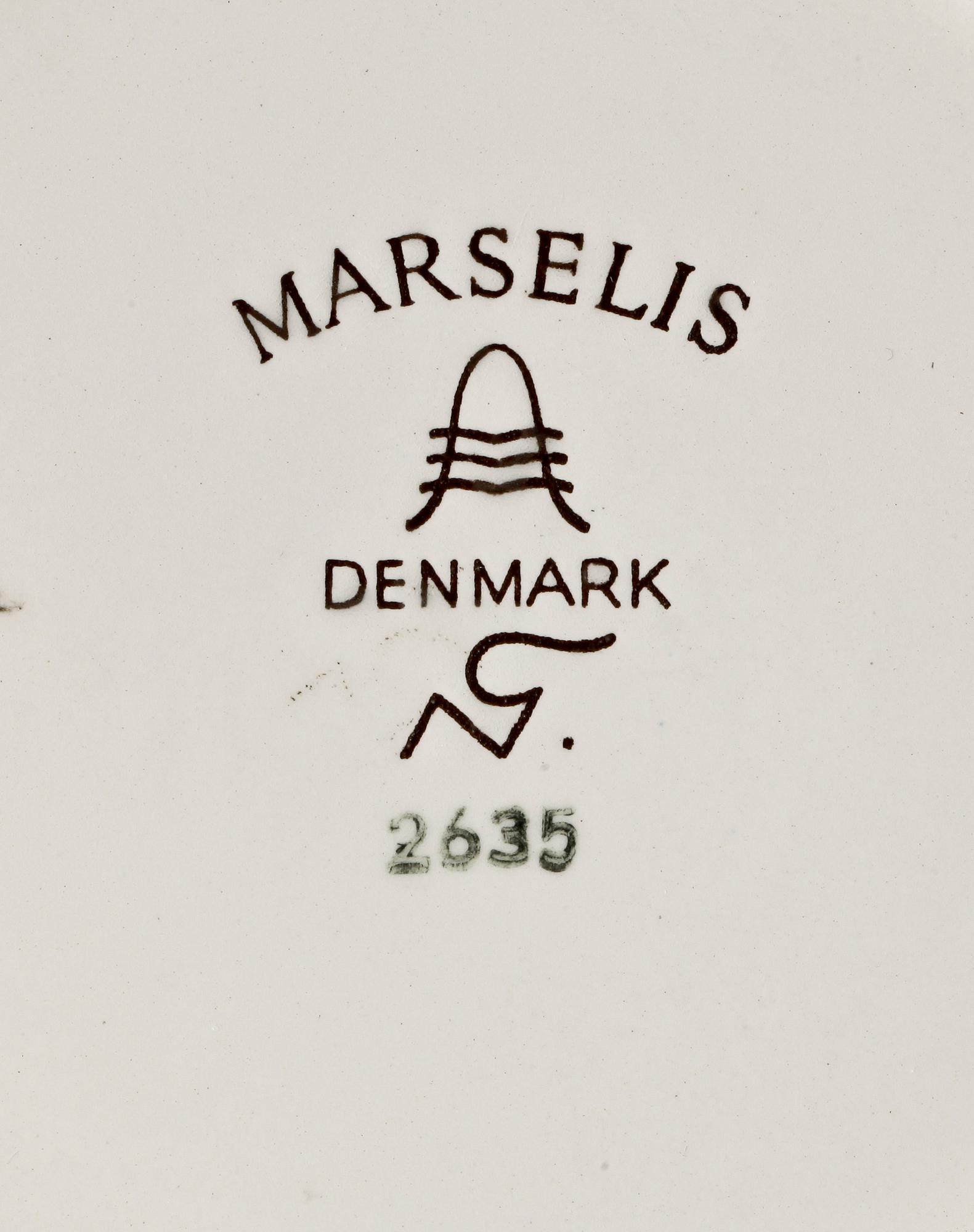 PARTI KERAMIK, 5 delar, Danmark.