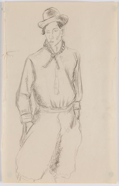 JOHANNES RIAN, 10 drawings and sketches.