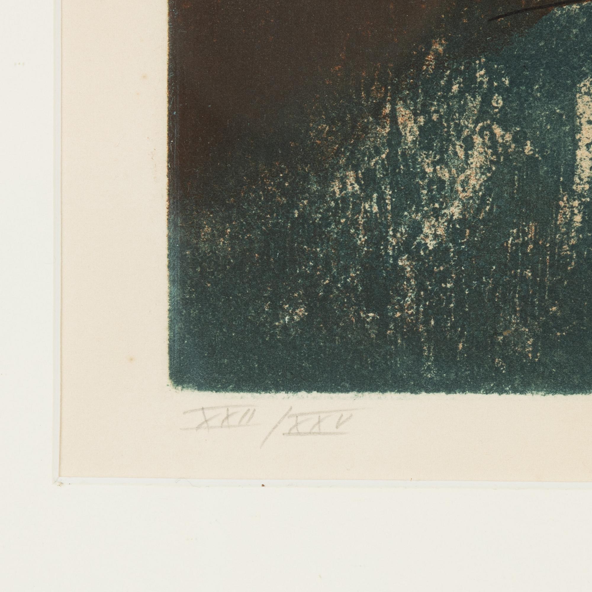 Roberto Matta, färgakvatint, 1974, signerad XXII/XXV.