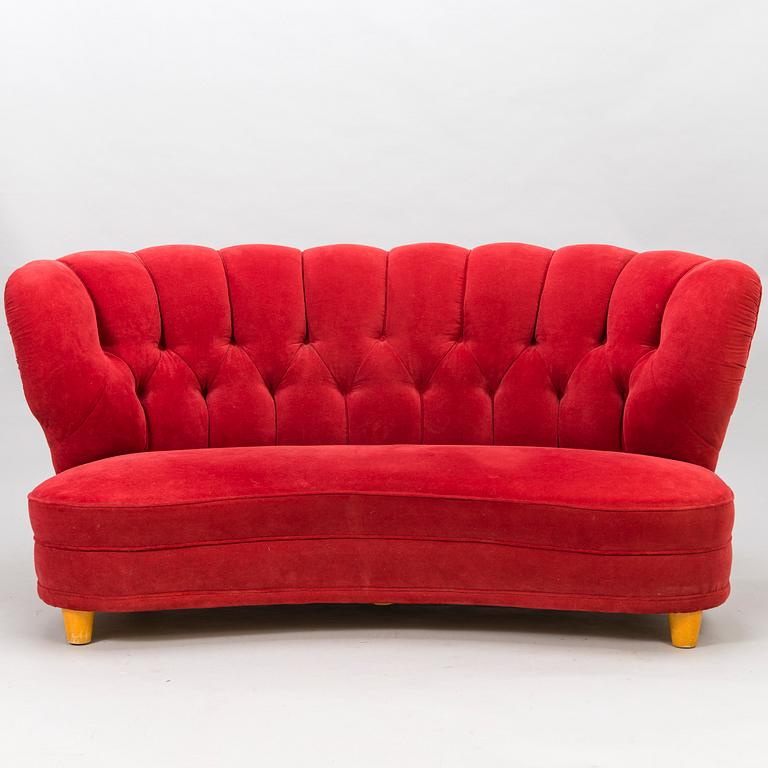 A mid-20th century sofa.