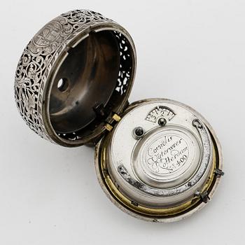 HERRFICKUR, silver, Cornelis Vyterweer, Rotterdam, 1700-tal. Vikt tot ca 149 gram.