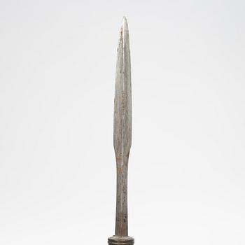 A hunting spear, 19th Century.