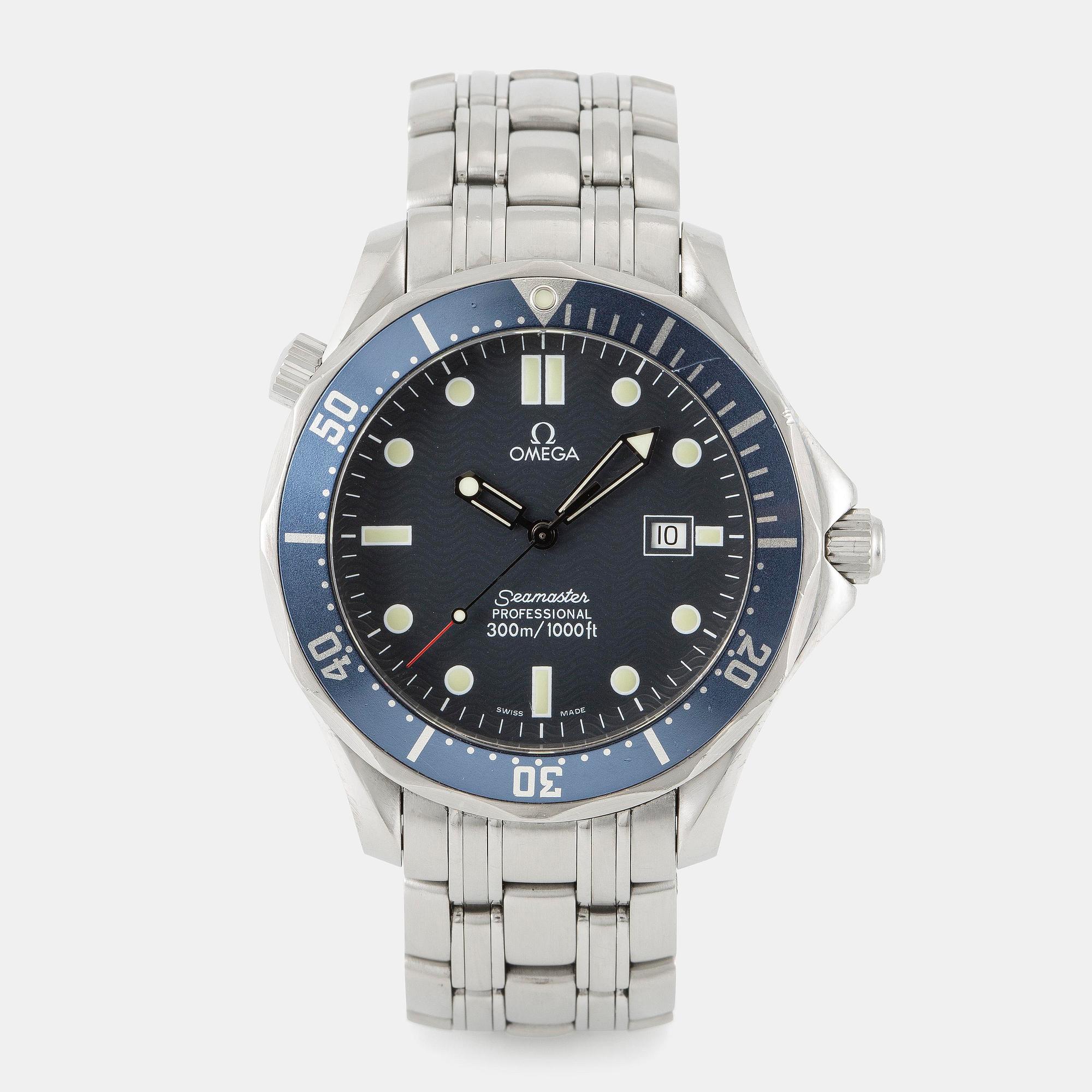 Omega, Seamaster, Professional, Diver 300M, "James Bond GoldenEye", ca 1998.