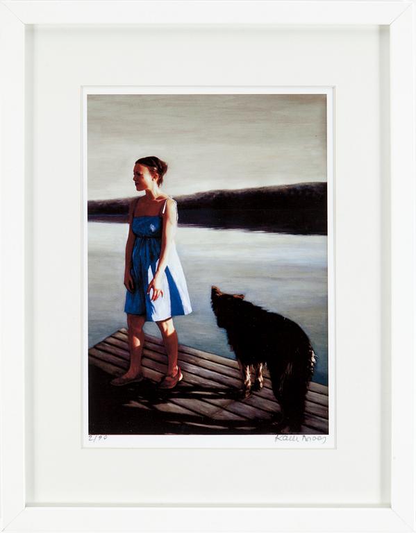 A gicléeprint by Karin Broos. Signed and numbered 2/90.