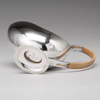 Sigvard Bernadotte, såskanna med såssked, Firma Georg Jensen, Köpenhamn 1933-44, sterling.