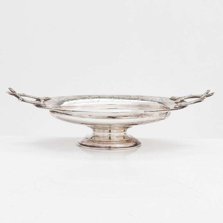 A 19th-century footed silver bowl, Copenhagen 1874. Unidentified master. Assay master's mark Simon Groth.