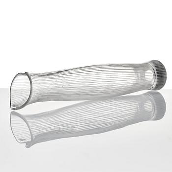 Tapio Wirkkala, a 'Tuonelas flod' glass vase, Iittala, Finland, model 3522.