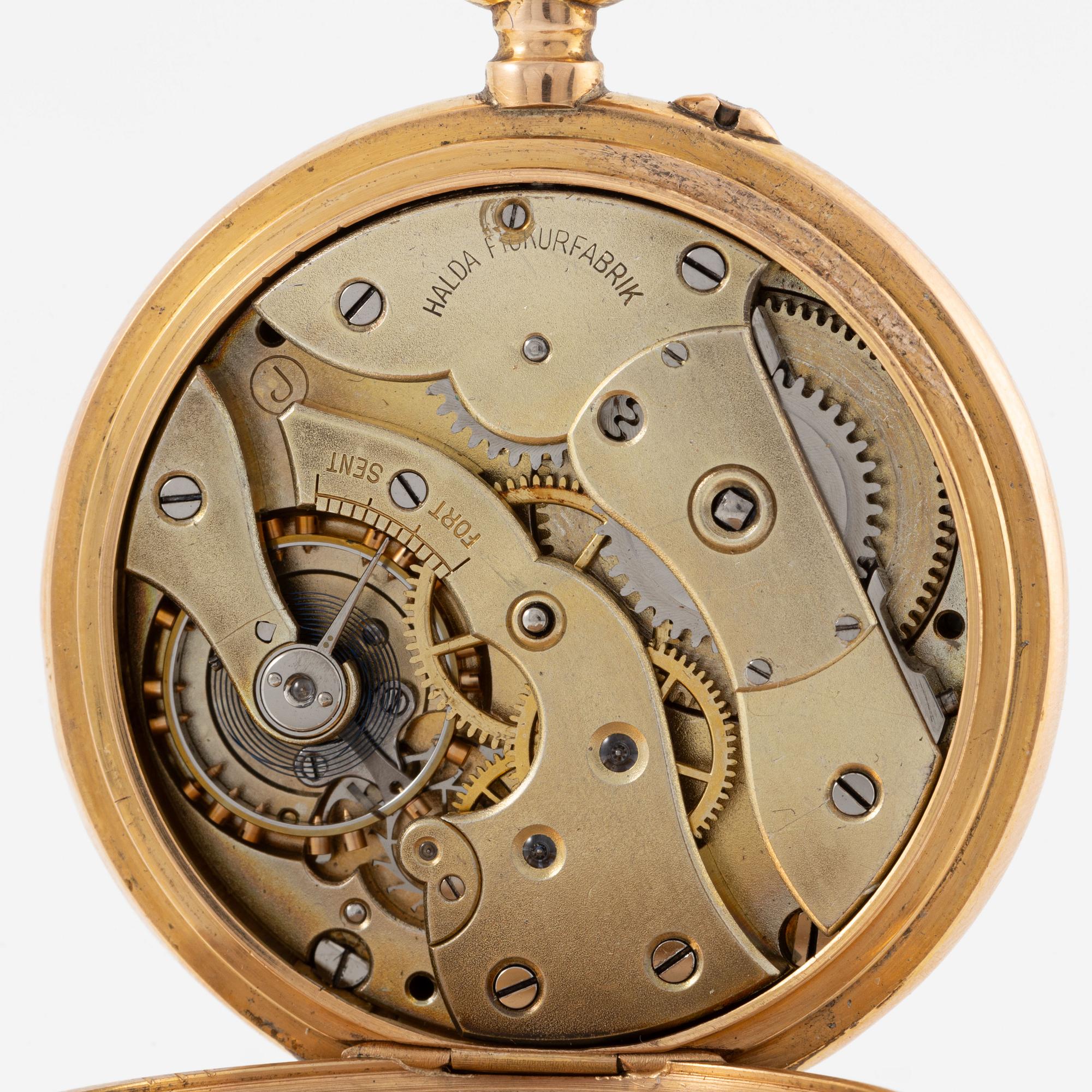 Halda, ladie's pocket watch, 40 mm.