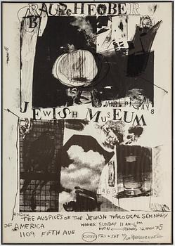 ROBERT RAUSCHENBERG, offset lithograph, signed in pencil and numbered 17/200.