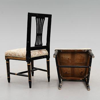 STOLAR, 1 par, sengustavianska, 1800-talets första hälft.