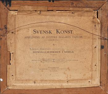 ADELSTEEN NORMANN, kolorerat tryck.