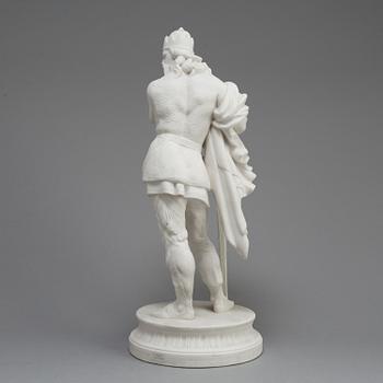 A LATE 19TH CENTURY PARIAN FIGURE, Gustafsberg.