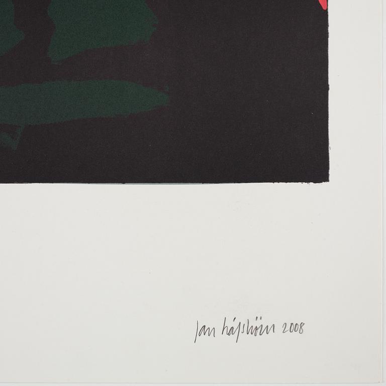 Jan Håfström, handcoloured litograph, signed and dated 2008. Numbered A.P. I/X.