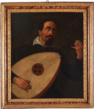 381. Leandro da Ponte, Man playing a lute.