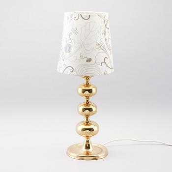 BORDSLAMPA, mässing, Nafa, 1900-talets andra hälft.
