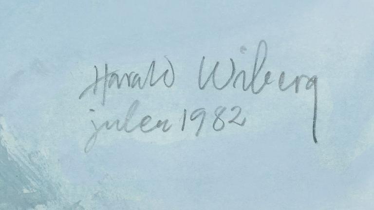 HARALD WIBERG, akvarell, signerad och daterad 1982.