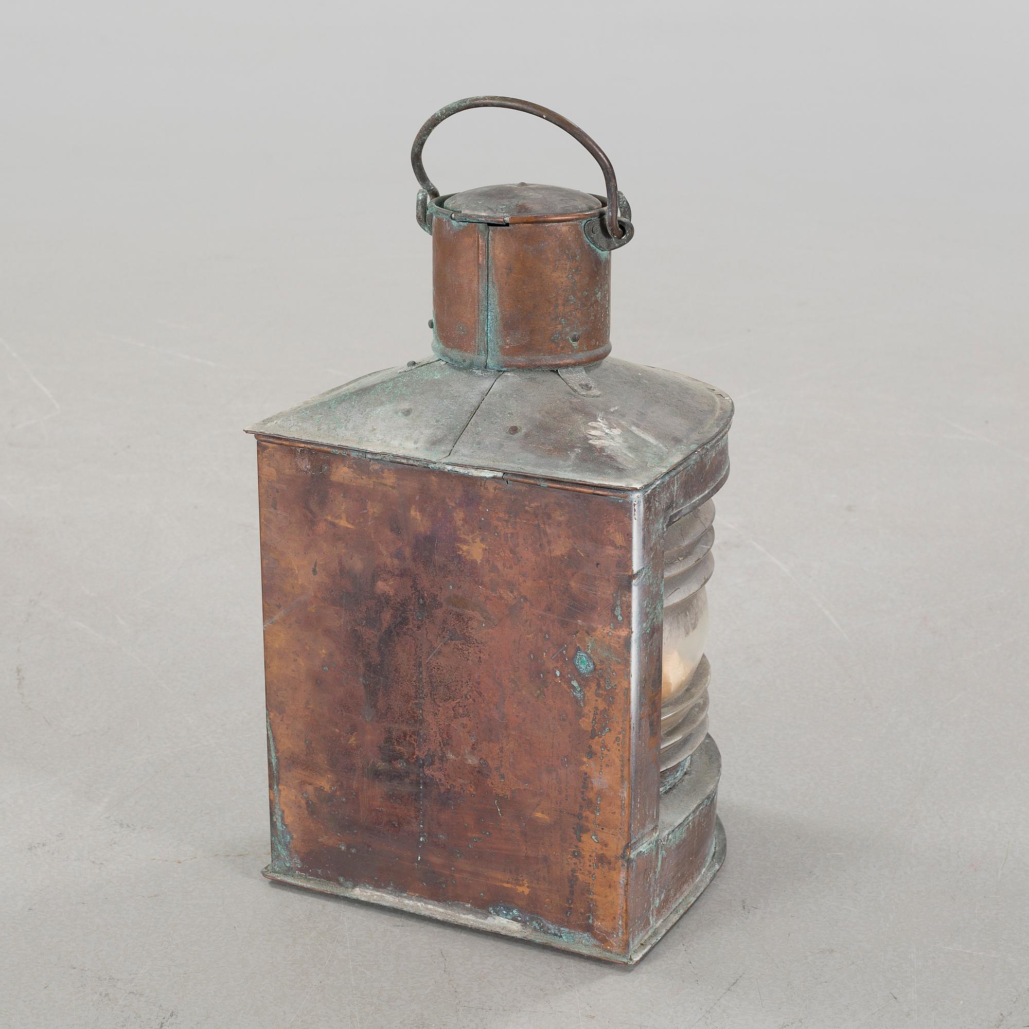 A 20th century ship's lantern by C.M Hammar.