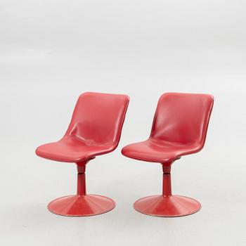 Yrjö Kukkapuro, bord och stolar, 4 st, "Saturnus", Haimi, Finland, 1970-tal.