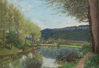 Adolf von Becker, Vilostund vid Byns Flod.