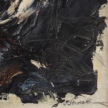 Philip von Schantz,oil on canvas laid down on panel, signed and dated -60.