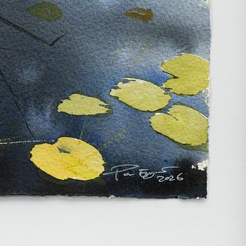 Peter Eugén, Lake with water lilies and reeds.