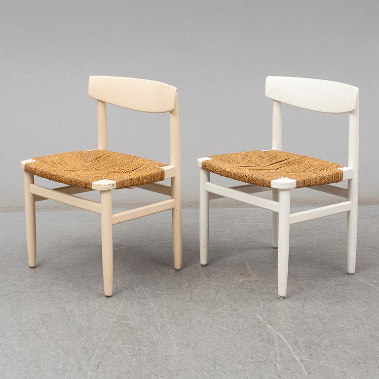 BØRGE MOGENSEN, five 'Oresunds' chairs, late 20th Century.