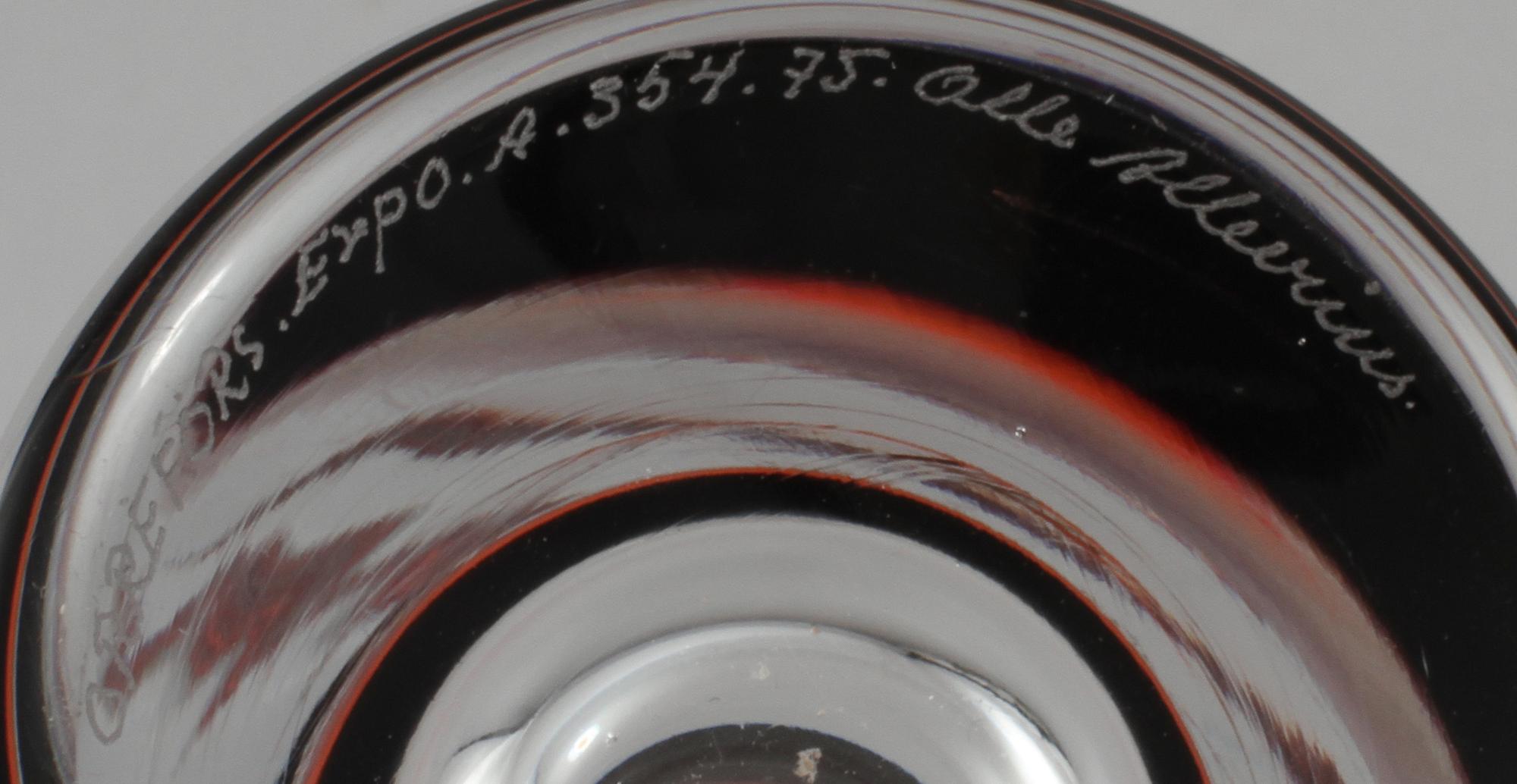 VAS, glas, Olle Alberius, Orrefors Expo.