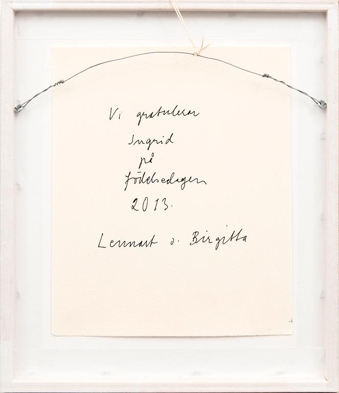 Lennart Aschenbrenner, blandteknik, signerad och daterad -10.