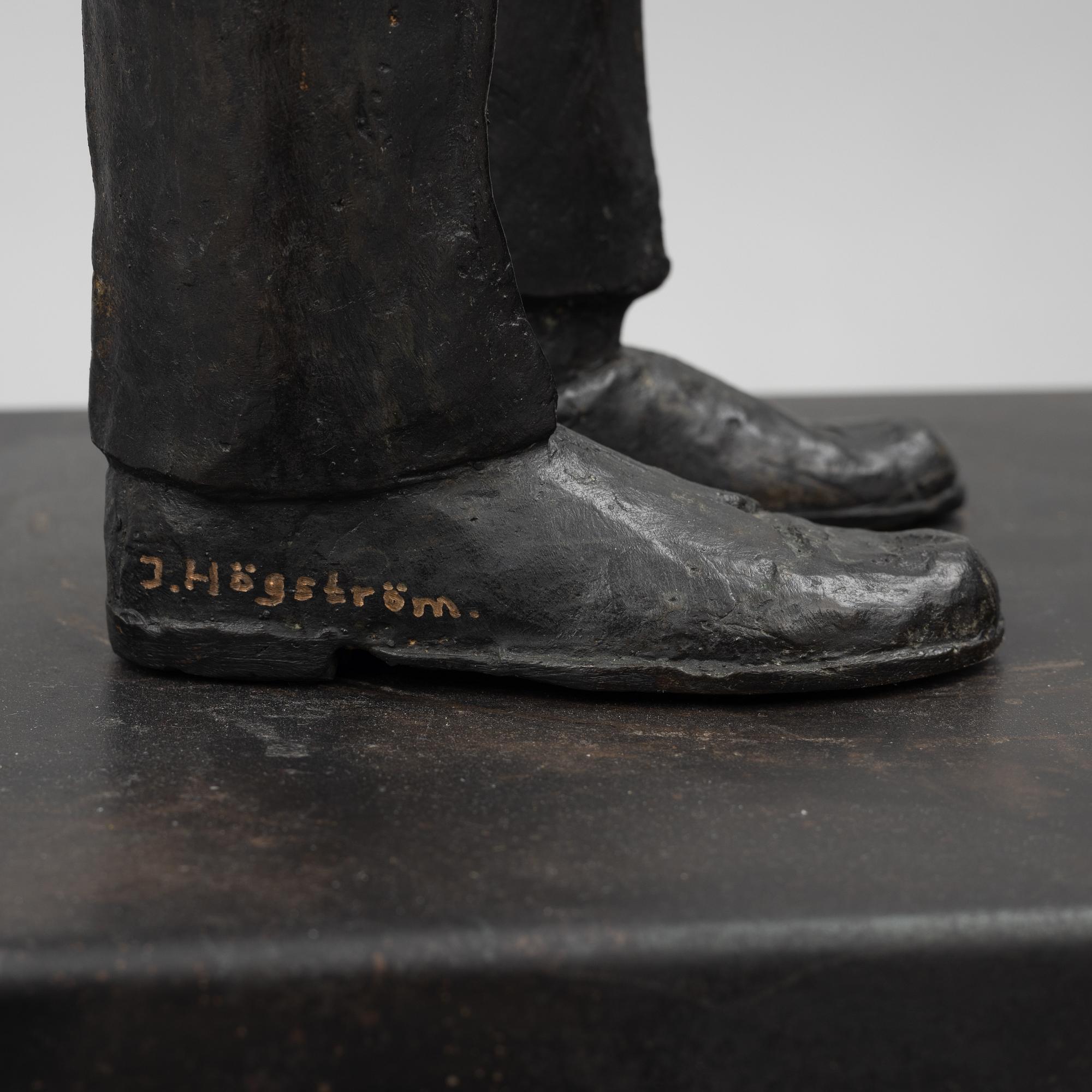 Jonas Högström, 'Tur att ni kon så att jag slapp stå här ensam i min fula kostym'.