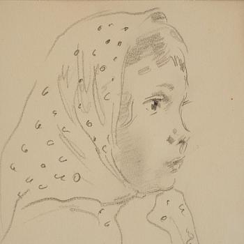 Lotte Laserstein, Portrait of a girl.