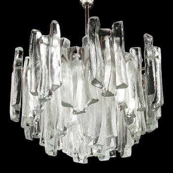 TAKLAMPA, 1960-70-tal. Totalhöjd 56 cm.