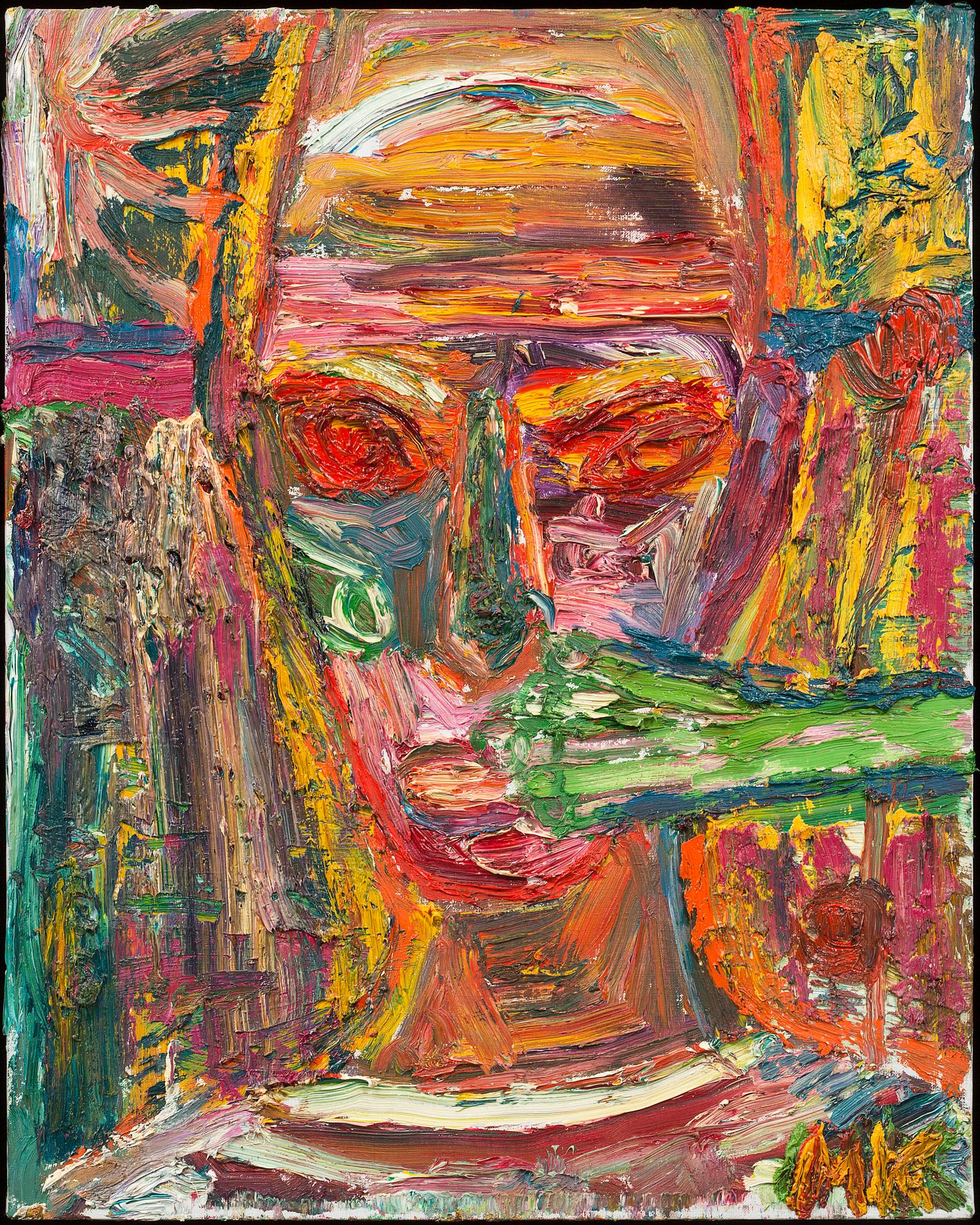 MAURITZ KARSTRÖM, olja på duk, signerad MK, daterad 1998 a tergo.